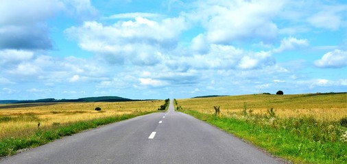 road in the countryside