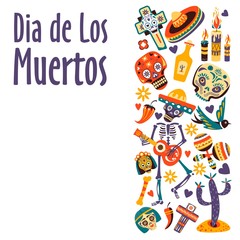 Dia de los Muertos, Mexican Day of Dead, holiday or fiesta