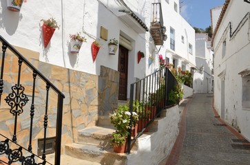 Picturesque alley in Casares
