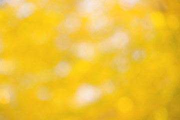 Golden bokeh light background