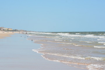 Fototapeta na wymiar A Day at the Beach, St. Augustine, Fl.
