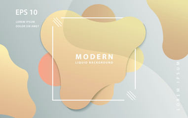 Creative geometric vectorwallpaper. Trendy fluid flow gradient shapes composition. Suitable for gift card, Poster on wall poster template, landing page, ui, ux ,coverbook, baner, & social media.