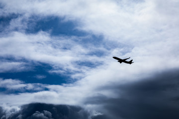 Fototapeta na wymiar Takeoff into the sky, hokkaido new chitose airport