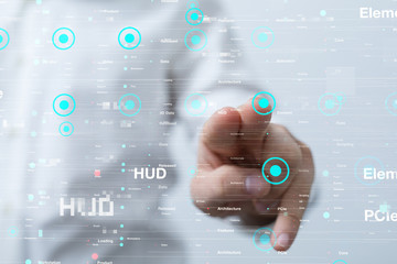 Touch screen technology. Future modern touch screen technology