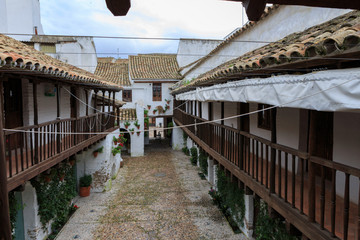 Cordoba,Spain,2,2014;Centro de flamenco de Fosforito, is Andalusian traditional patio in Cordoba.