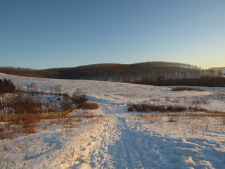 Снежная дорога