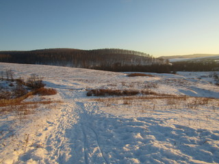 Снежная дорога