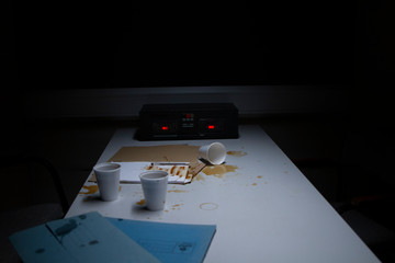 Police Custody Interview Suite - Moody, Subdued Lighting