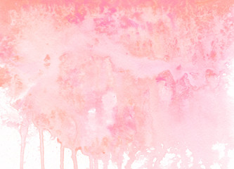 Blush pink beige watercolor background Splash texture