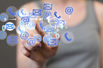 Mail Communication Connection message to mailing