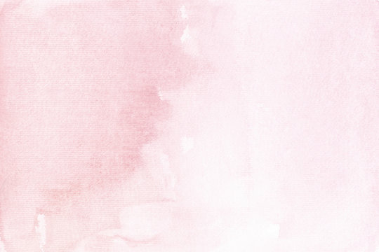 Blush pink watercolor background Simple soft pastel texture