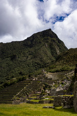 Fototapeta premium Machu Picchu side of the mountain