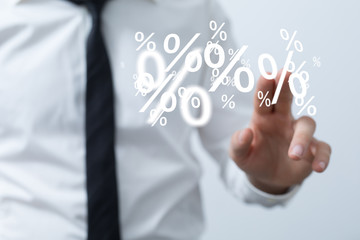 SALE CONCEPT DIGITAL in hand