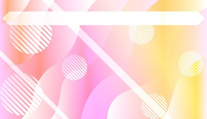 Wave Abstract Background. For Your Design Wallpaper, Presentation, Banner, Flyer, Cover Page, Landing Page. Vector Illustration with Color Gradient.