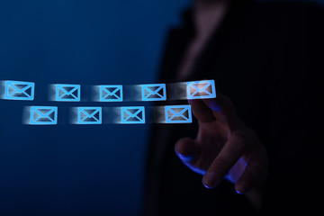 Mail Communication Connection message to mailing