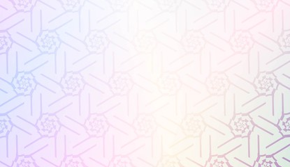Geometric pattern with pastel color Gradient Color Background Wallpaper. For Your Design Ad, Banner, Cover Page. Vector Illustration.
