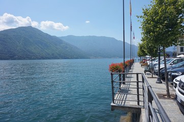Obraz premium Lake Como Embankment in Tremezzo