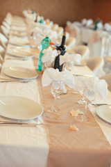 la table des mariés 
