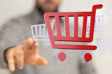 shopping online digital concept in hand