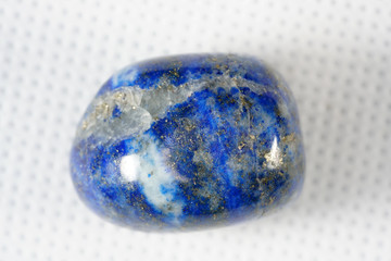 Lapis lazuli played a major role in Western art as a pigment for bright blue and fade-resistant color.