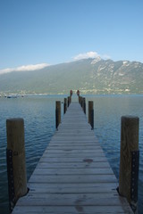 le lac du bourget au matin