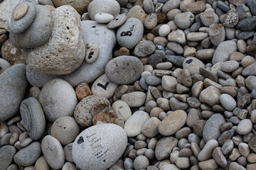 Rocas con nombres playa