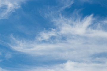 Naklejka na ściany i meble Beautiful blue sky and clouds