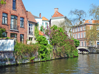 Fototapeta na wymiar Belgique, ville de Bruges