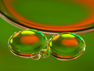 abstract background with bubbles