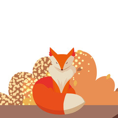 happy autumn season flat design