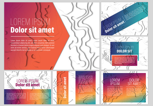 Abstract Paper Cutout Presentation Kit