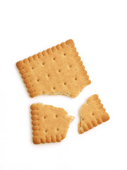 Tasty biscuits isolated