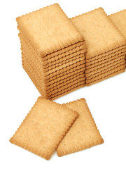Tasty biscuits isolated