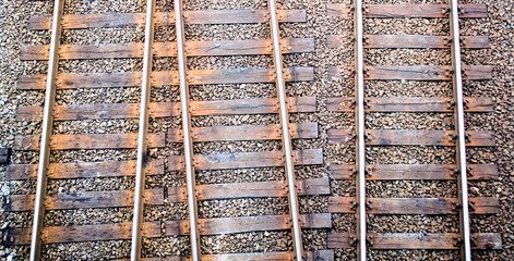 Fototapeta premium Old railroad tracks
