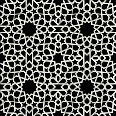 3d illustration of parametric oriental pattern - 286182786