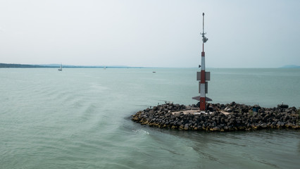 Rock island in Balaton