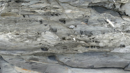 Aggregati naturali. Trama di roccia viva