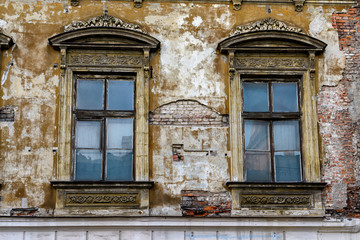 Fototapeta na wymiar Fassade in Krakau in Polen
