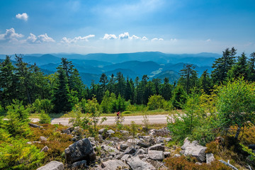 View down of a mountain in Black Forest / Schwarzwald, Germany