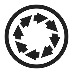 Arrow for web design and mobile apps. Arrow icon. Vector flat arrow. Interface.