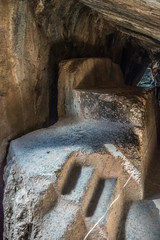 Cusco, Peru - 05/24/2019: Sacred altar of Q'enko at Cusco, Peru.