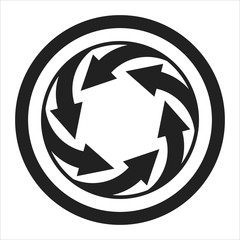 Arrow for web design and mobile apps. Arrow icon. Vector flat arrow. Interface.