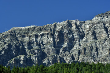 Mountain frame with Monte dell'Oro in Valmalenco.