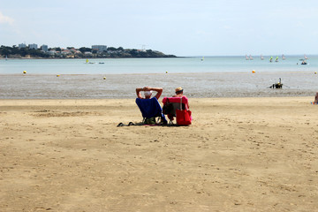 Royan - Couple sur la Plage