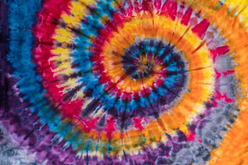 Colorful Abstract Psychedelic Ice Tie Dye Swirl Design