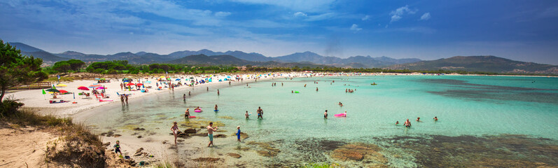 Budoni beach on Sardinia island, Sardinia, Italy, Europe