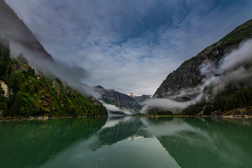 Interior of Fords Terror Fiord at Sunrise