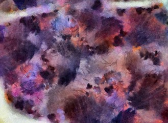Macro detailed splashes and strokes of oil brush on paper. Simple colorful bright pattern. Old vintage rough texture. HQ design pattern. Shape close up painting.