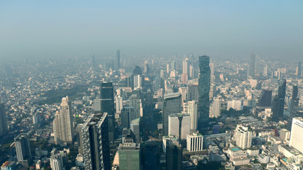 Fototapeta na wymiar Bangkok Aerial View