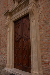 Euripean door in an old house